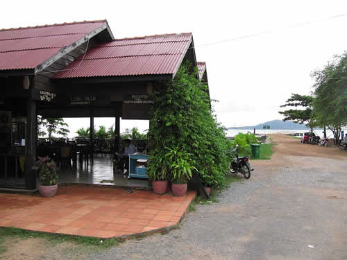 long villa restaurant in Kep, Cambodia