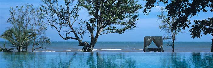 Knai Bang Chatt Resort & The Sailing Club Bar and Restaurant. kep, cambodia