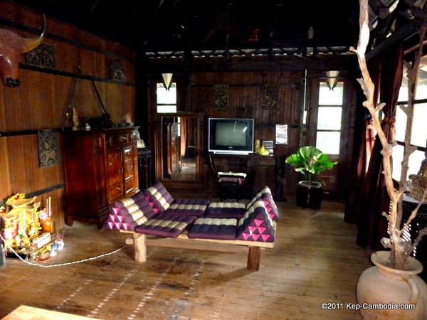 The Boat House in Kep, Cambodia.  Hotel.