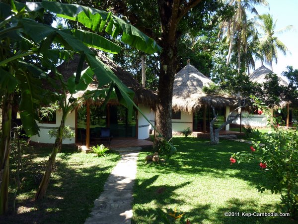 Kep Malibu Estates in Kep, Cambodia.  Hotel.