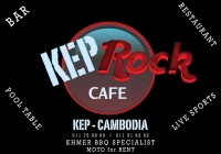 Kep Rock Cafe in Kep, Cambodia.