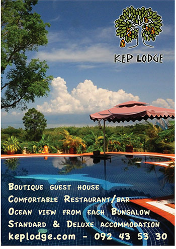 Kep Lodge in Kep Cambodia.  Hotel.