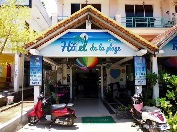 Cote Plage in Kep, Cambodia.  Hotel, Bar, Restaurant, Boutique, and Bathrooms.