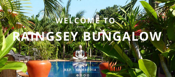 Raingsey Bungalows in Kep, Cambodia.