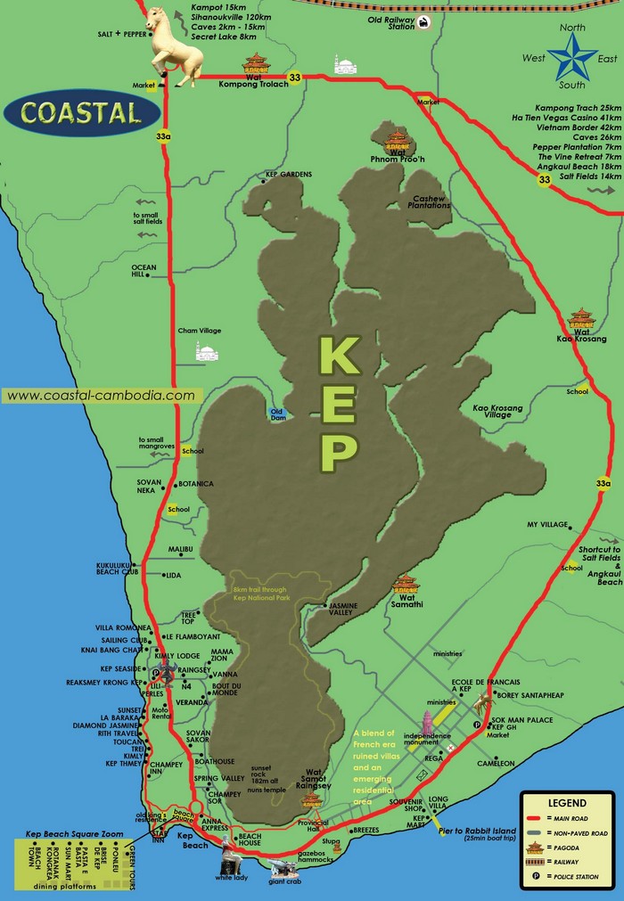 Download this Kep Camboda Map Hotels picture